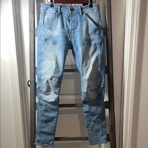 G-Star Men's Faded Blue Slim Jeans